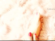 Cute toes and feet rubbing on a soft carpet! 10/16