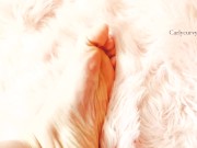 Cute toes and feet rubbing on a soft carpet! 9/16