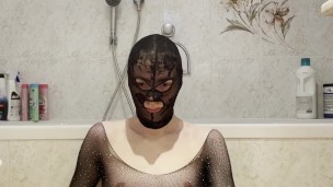 Crossdresser masturbating in different outfits