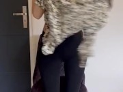 Skinny cum on mouth casting