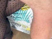 she is going to work with cum on her pantyhose 8/16