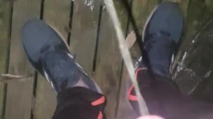 Pissing in public on my morning walk