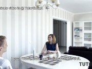 TUTOR4K. Student fails exam because of tutor and comes to her to fuck 3/16