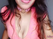 JOI Punheta Guiada - busty naughty sucking your big hot dick, try not to come 🤤💦Boobs/ Fetiche 4/16