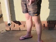 Friend recording me outside 3/16