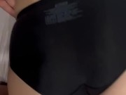 i wake her up to cum on her panties 6/16