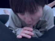 黒髪ショートカットの大学生が濃厚フェラ〇オで口内射精されて口から大量の精子が溢れだしちゃう♡ cum in mouth blowjob 13/16