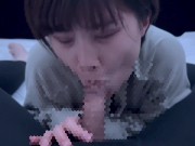 黒髪ショートカットの大学生が濃厚フェラ〇オで口内射精されて口から大量の精子が溢れだしちゃう♡ cum in mouth blowjob 5/16