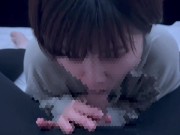 黒髪ショートカットの大学生が濃厚フェラ〇オで口内射精されて口から大量の精子が溢れだしちゃう♡ cum in mouth blowjob 6/16