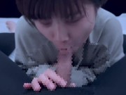 黒髪ショートカットの大学生が濃厚フェラ〇オで口内射精されて口から大量の精子が溢れだしちゃう♡ cum in mouth blowjob 7/16