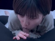 黒髪ショートカットの大学生が濃厚フェラ〇オで口内射精されて口から大量の精子が溢れだしちゃう♡ cum in mouth blowjob 8/16