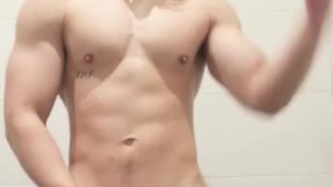 Having fun in public toilet of the gym :)