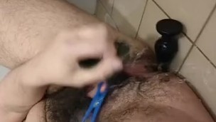 ftm pissing uncontrollably while fucking its pussy