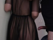 Managed to have sex with a friend while her husband went out onto the balcony 5/16