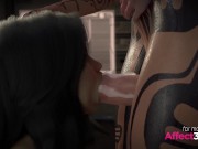 Scifi futa babes having threesome sex in a 3d animation by Rikolo 14/16