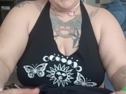getting deep throated by horny, Red headed, BBW, cam girl. 2/16