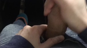 playing with my dick while watching porn