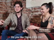 DIALOGHI IN ITALIANO : MILF MATURA ITALIANA TETTONA scopata forte e POMPINO con SBORRA sulle TETTONE 1/16