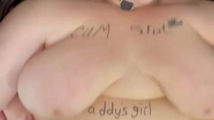 CHUBBY SLUTTY WIFE CREAMPIE