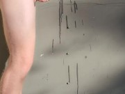Naked wank outside 15/16