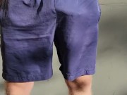 Naked wank outside 3/16