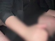 男の潮吹き❤︎爆乳キャバ嬢の淫乱手コキ❤︎#188【HJJ】 10/16