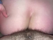 Amelia shows off her butthole and rides big dick