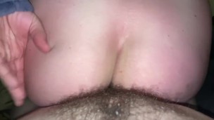 Amelia shows off her butthole and rides big dick