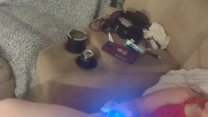 Sexy Horny Milf Lifts Up Her Dress and Let's Me Stoke My Cock While She Plays Fortnite