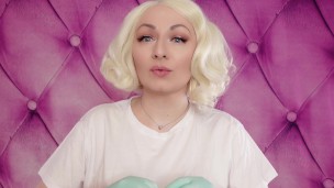 ASMR: 2 layers of colorful nitrile medical gloves