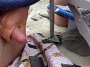 jerking off on the nude beach. Almost get caught. 12/16