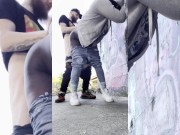 Hood Whiteboy Fucking Slim Thick Black Girl Under The Bridge 11/16