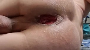 Fisting my gaping Femboy ass