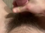 Close Up of Big Dick and Hairy Bush 11/16