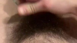 Close Up of Big Dick and Hairy Bush
