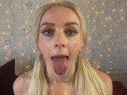 Cute Slutty Ahegao Face Blowjob With Cum Countdown  - Remi Reagan 16/16