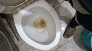 Vey hot inked girl let a boy pee in her mouth 100%