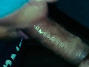 Sucking the cum out of his dick 💋 12/16