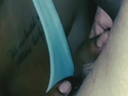 Giving him a quick blowjob 💋 8/16