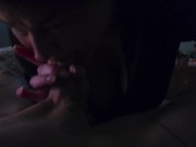 hot girlfriend milf deepthroats and swallows full load 4/16