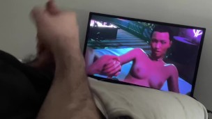 Masturbation devant cyberpunk V