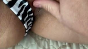 Beautiful Latina gets horny for her stepbrother's dick
