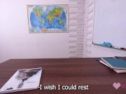 STUDENT GAVE CUM INSIDE HERSELF FOR THE EXAM 1/16