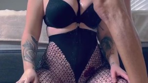 Extreme face fuck 👅💦 (OnlyFans @blondie_dread for FULL video)