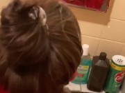 Backshots in her bathroom 10/16