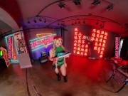 VR Conk Street Fighter sex parody with beautiful busty blonde Cammy VRPorn 3/16