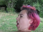 Outdoor fuck with a sexy girl with a sexy ass 8/16