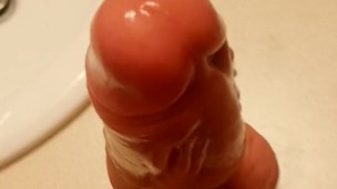 Cumshot on my new toy