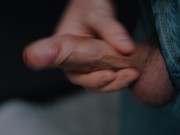 Swedish uncut cock cumming twice 15/16