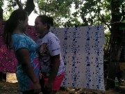 engaño mi novia con su amiga de culo grande en la finca de su madrastra